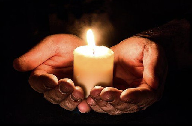 Be the candle flame ...