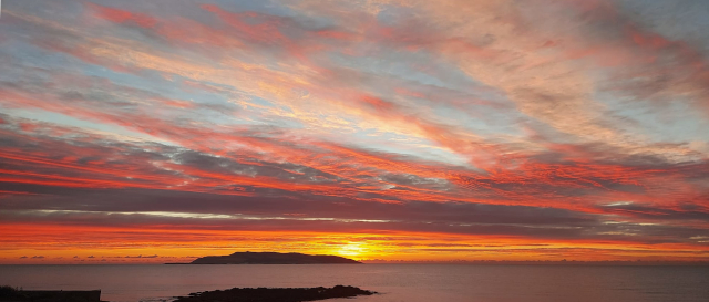 Dawn comes later now ...