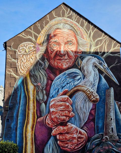 A giant painting ...