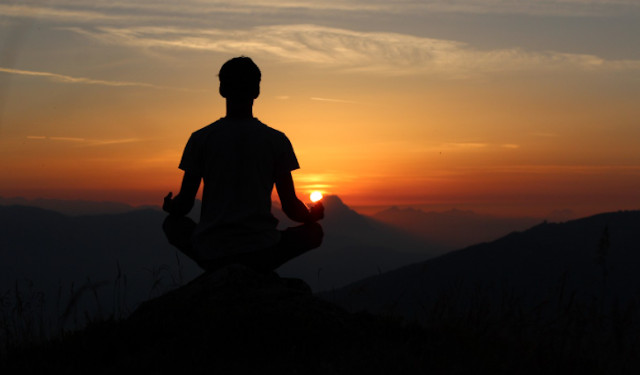 Look inwards and breathe ...
