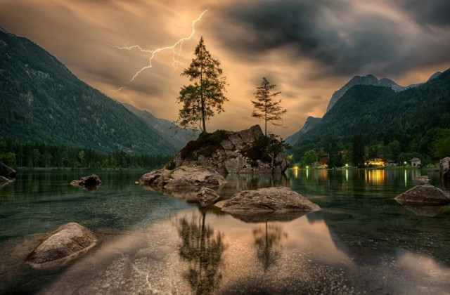 A mornings silence ...